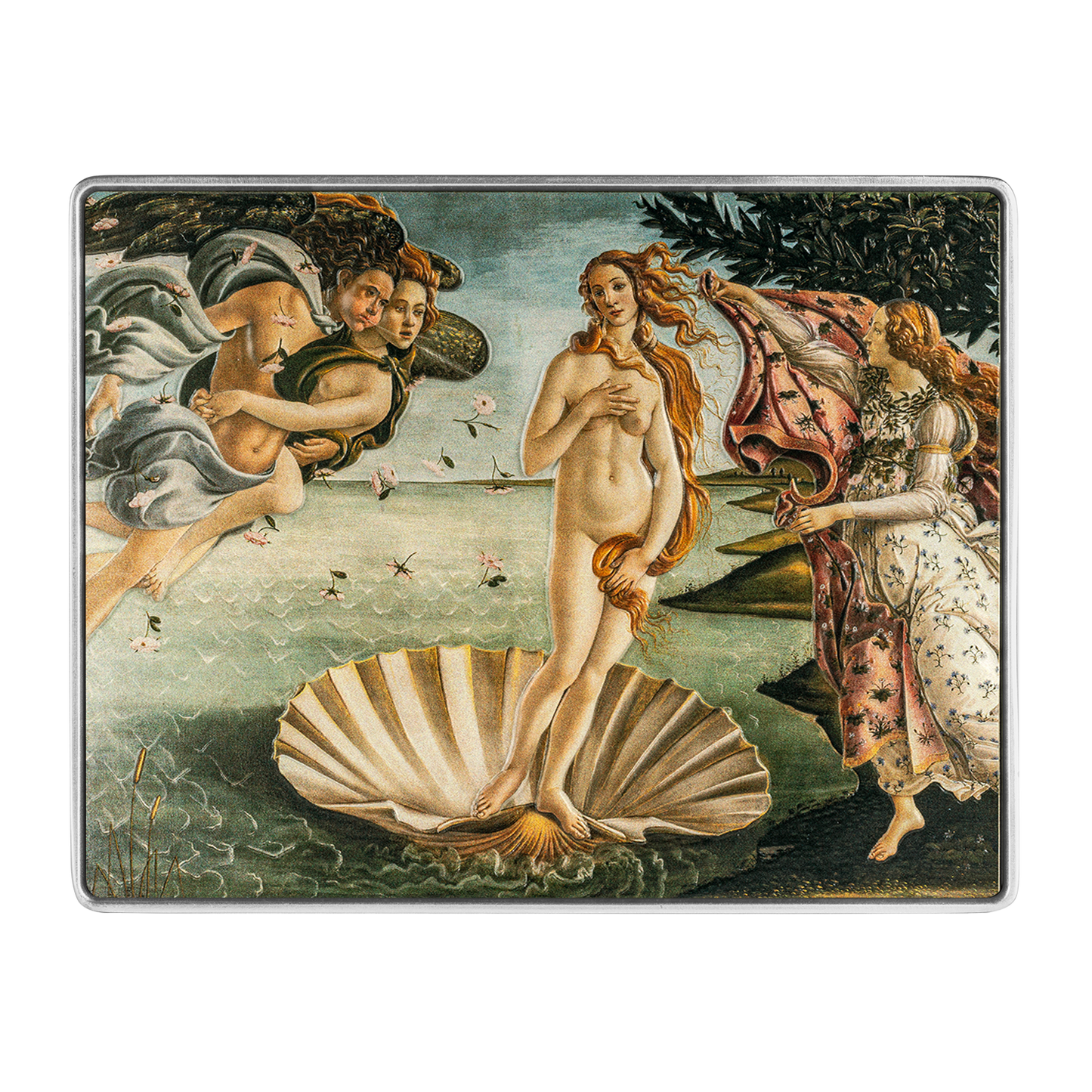 Birth of Venus 1486 by Sandro Botticelli 15oz Silver Copper Core Coin