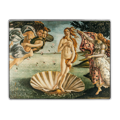 Birth of Venus 1486 by Sandro Botticelli 15oz Silver Copper Core Coin