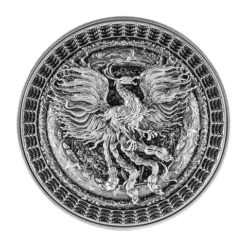 2024 Niue The Forbidden Phoenix 1 oz Silver Coin (Antiqued Finish)
