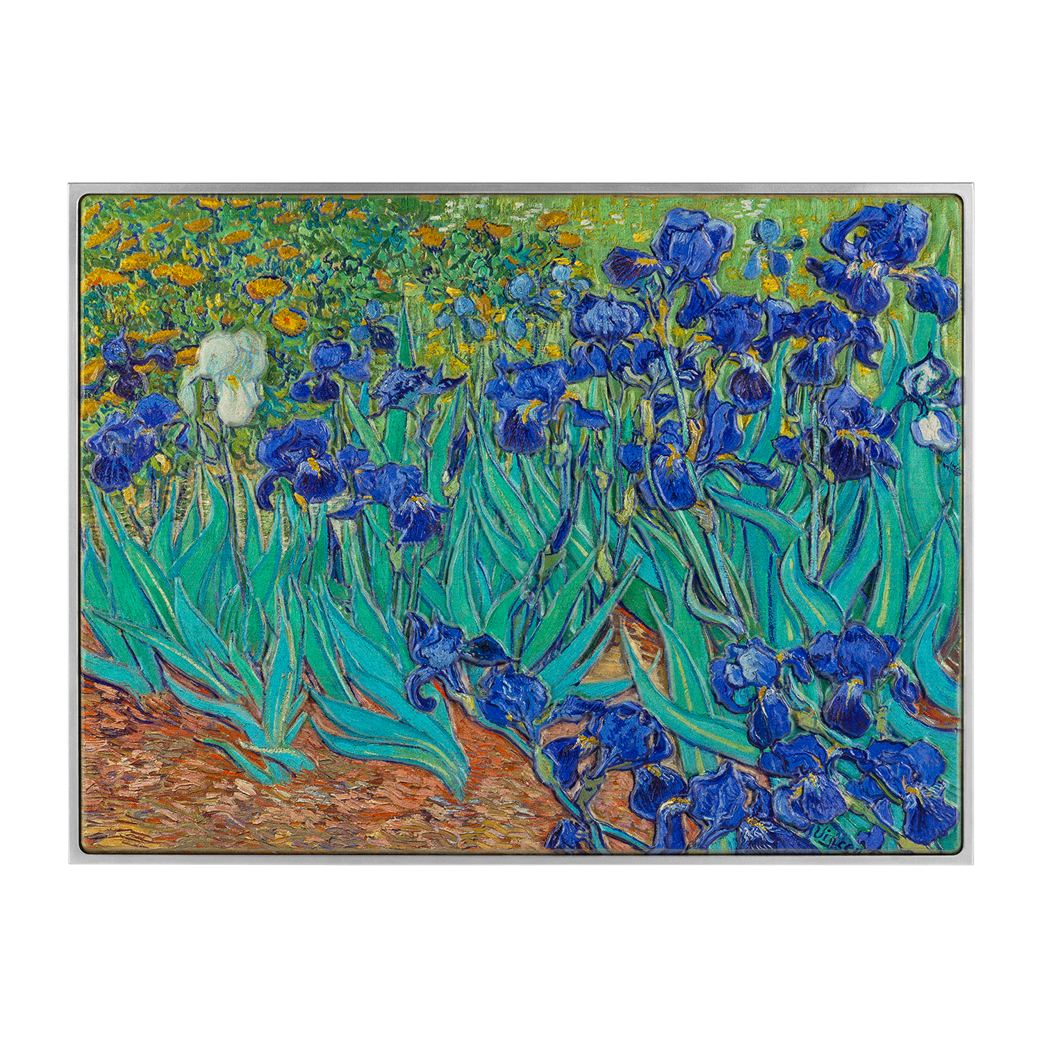 Irises 1889 by Vincent Van Gogh 2.5 oz Silver Coin