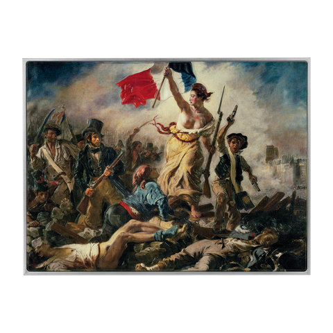 Liberty Leading the People 1830 by Eugene Delacroix 2.5 oz Silver Coin