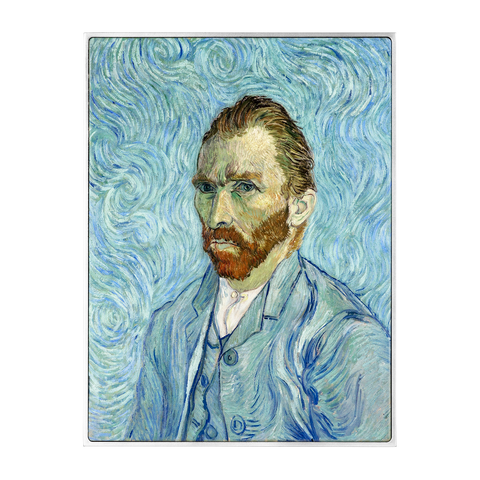 Self Portrait 1889 by Vincent van Gogh 2.5 oz Silver Coin