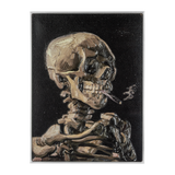Smoking Skeleton with Burning Cigarette by Vincent van Gogh 2.5 oz Silver Coin