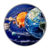 2024 Niue The Solar System 2oz .999 Colorized Silver Coin