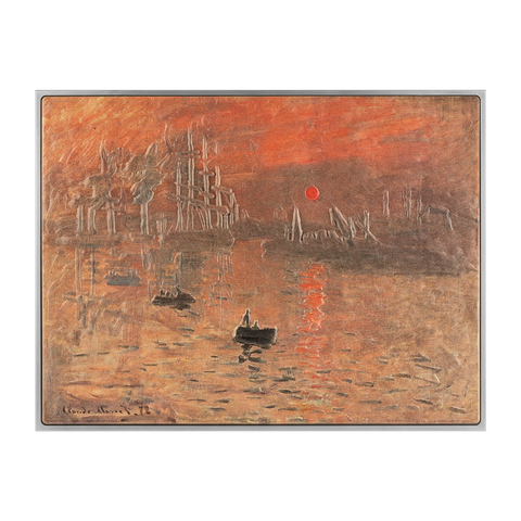 Impression, Sunrise 1872 by Claude Monet 2.5 oz Silver Coin