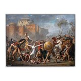 The Intervention of the Sabine Women by Jacques Louis David 2.5 oz Silver Coin