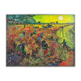 The Red Vineyard 1888 by Vincent Van Gogh 2.5 oz Silver Coin – Antiqued Finish