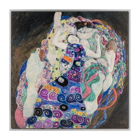 The Virgin by Gustav Klimt 1913 2.5 oz Silver Coin – Antiqued Finish