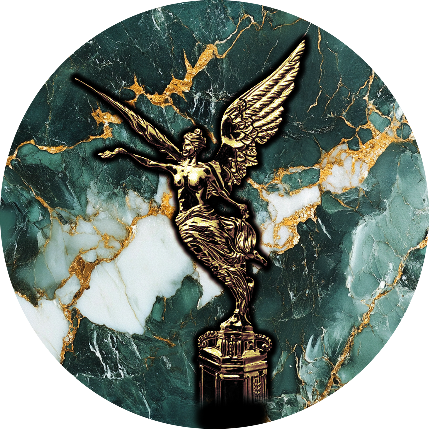 2024 Gilded Mexico Libertad Colorized Jade Stone 1oz .999 Silver Coin