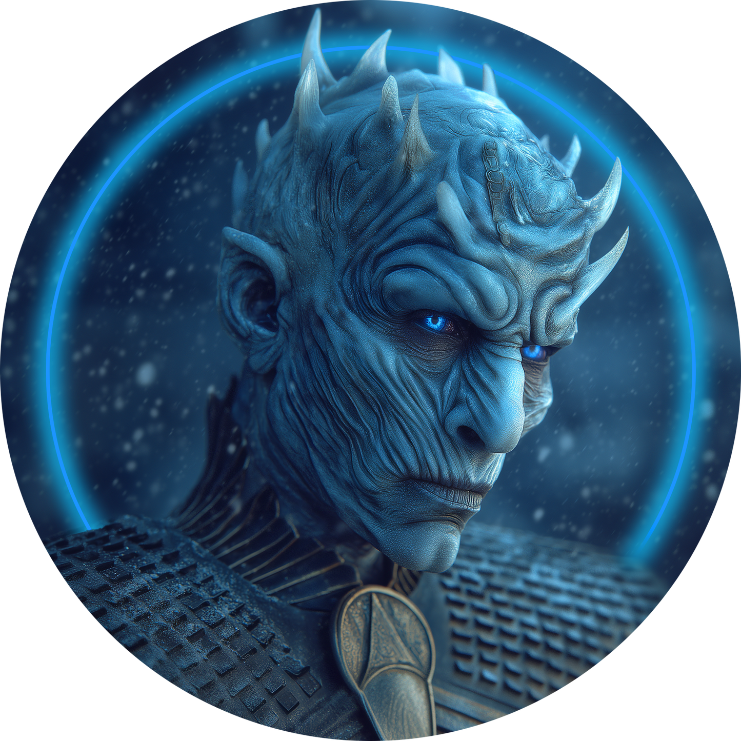 2025 1oz .999 Colorized Silver Medal Night King Game of Thrones