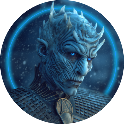 2025 1oz .999 Colorized Silver Medal Night King Game of Thrones
