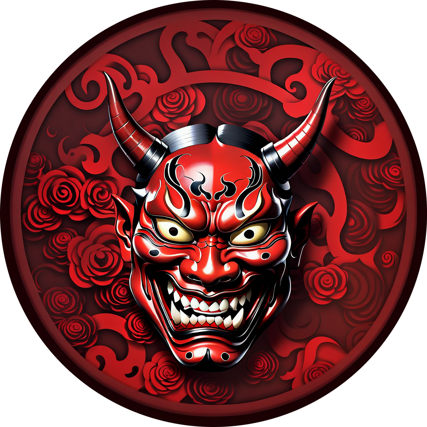 Intaglio 1oz .999 Silver Medal "Hannya"