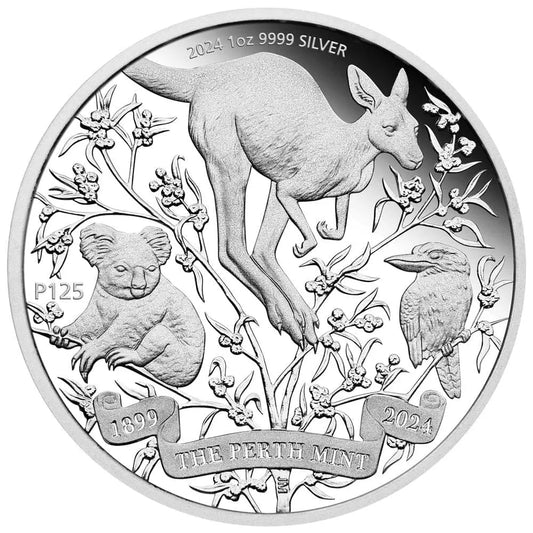 2024 Perth Mint 125th Anniversary 1oz Silver Proof Coin