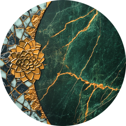 2024 Gilded Mexico Libertad Colorized Jade Stone 1oz .999 Silver Coin