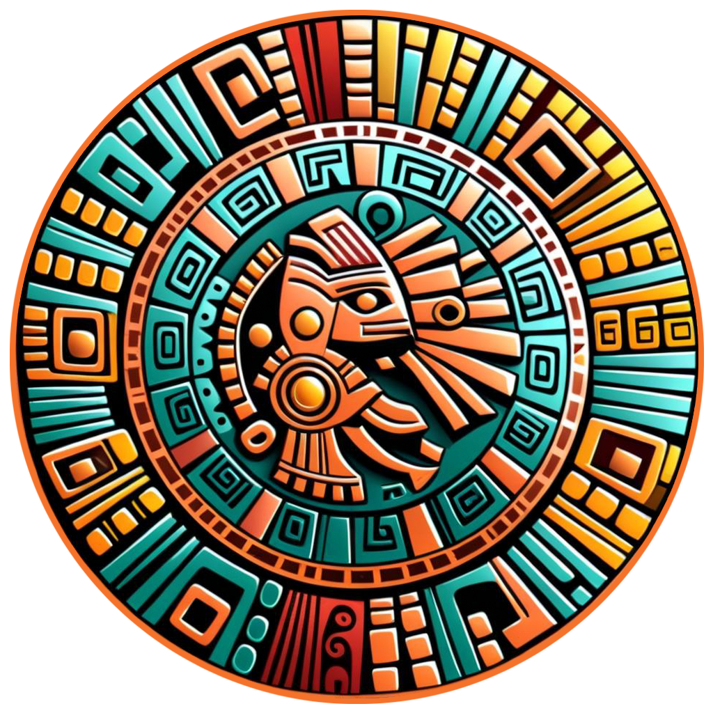 2024 1oz Colorized Aztec Shadows Water Deity Chalchiuhtlicue Bullion Round Presale