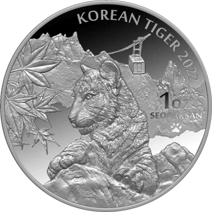 KOMSCO 2022 | Tigers | 1 Oz 999 Silver Coin Korea Proof