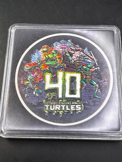 2024 Perth .999 Silver Coin Teenage Mutant Ninja Turtles Enhanced "Fight Night"