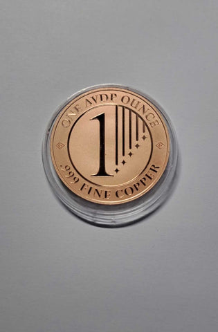 Geiger 1oz Copper Reverse Proof .999 Copper