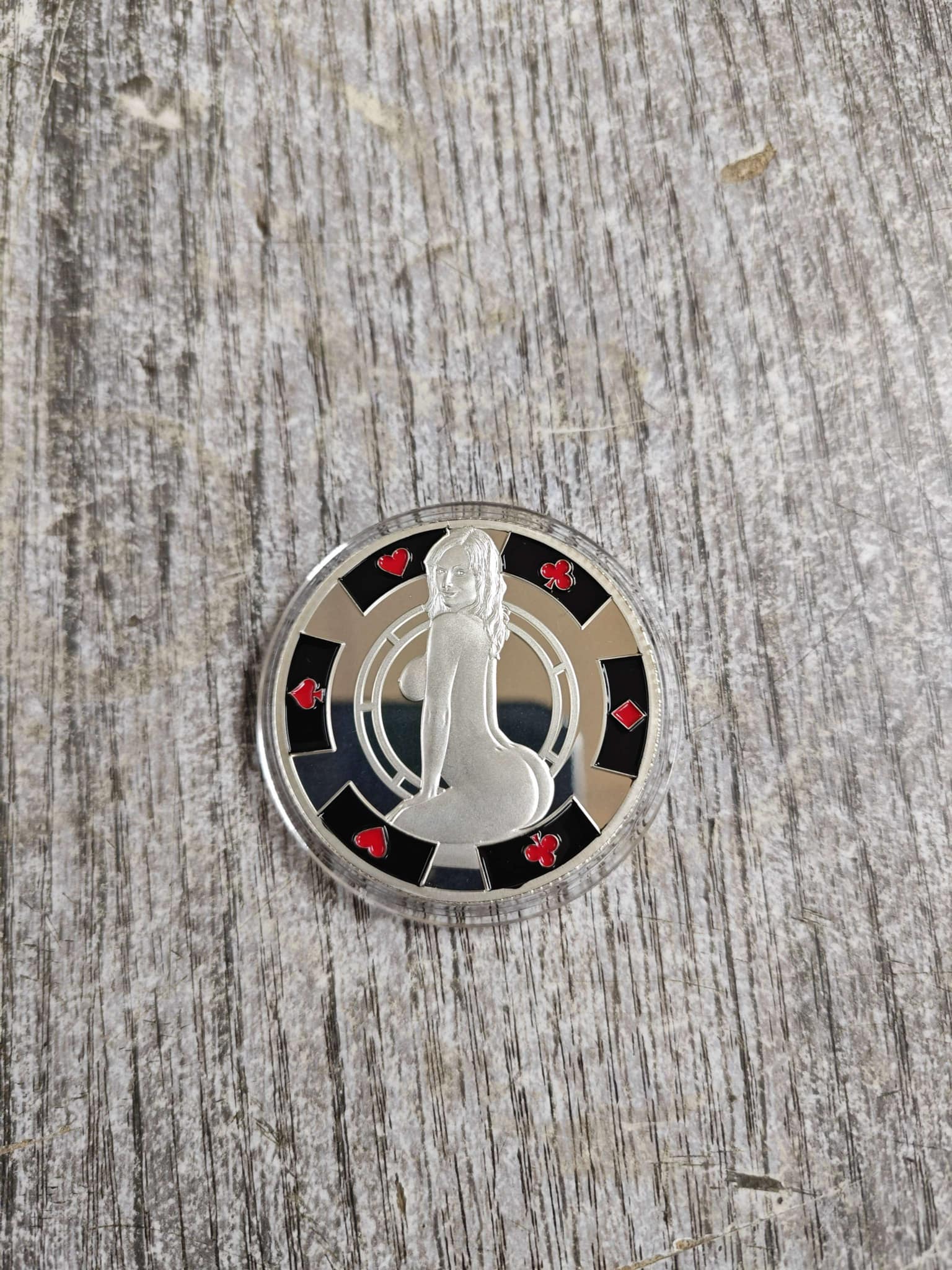 Sexy Salvation Poker Chip Series "Kitty" Bullion and Colorized .999 Silver Medals