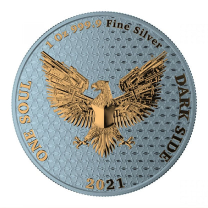 The Dark Side 2021 One Soul "The Liberator" Valor 1 Oz Silver Coin