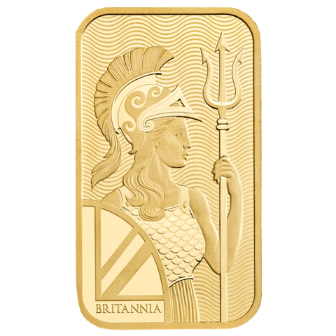 1 gram The Royal Mint Britannia 9999 Gold Bar (In Assay)