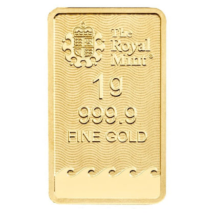 1 gram The Royal Mint - Britannia Happy Birthday .9999 Gold Bar Captain’s Chest Bullion