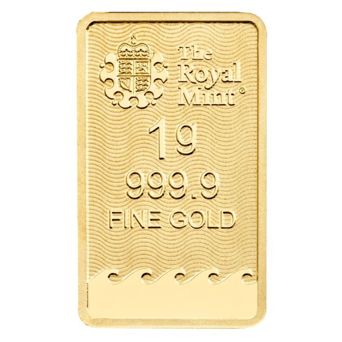 1 gram The Royal Mint - Britannia Happy Birthday .9999 Gold Bar Captain’s Chest Bullion