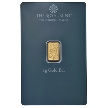 1 gram The Royal Mint - Britannia Happy Birthday .9999 Gold Bar Captain’s Chest Bullion