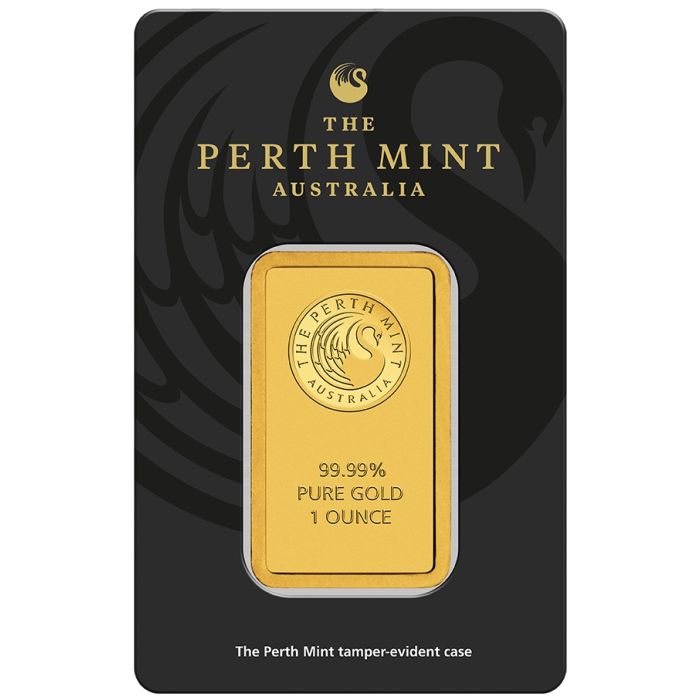 1 oz Perth Mint .9999 Gold Bar (In Assay) Captain’s Chest Bullion