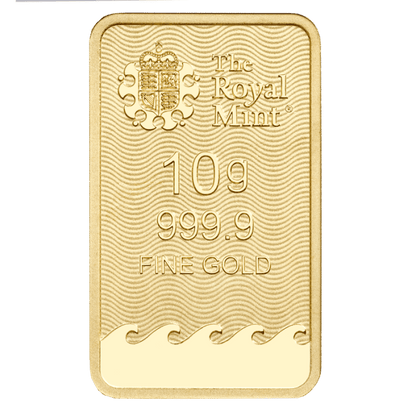 10 gram The Royal Mint Britannia 9999 Gold Bar (In Assay) Captain’s Chest Bullion