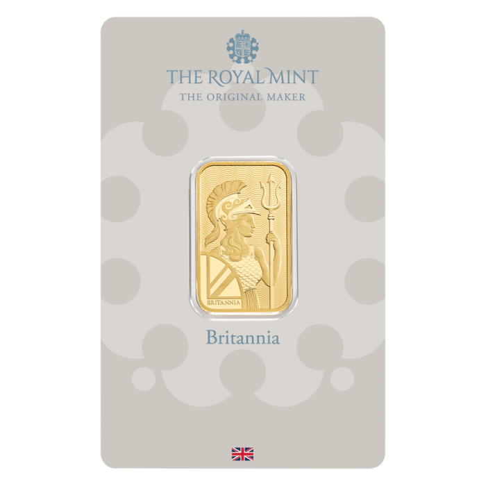 10 gram The Royal Mint Britannia 9999 Gold Bar (In Assay) Captain’s Chest Bullion