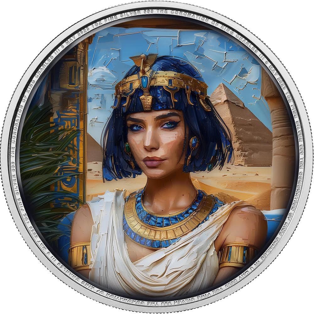 2nd release Elegant Art Cleopatra 1oz .999 Silver Coin*