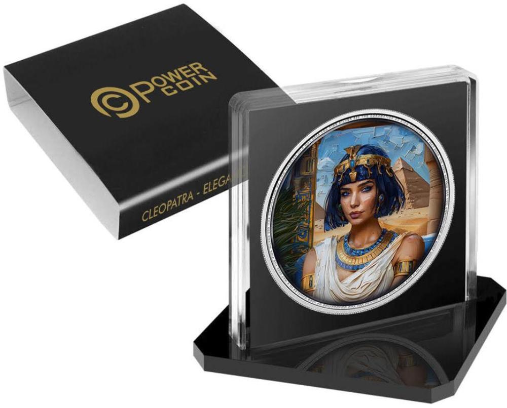 2nd release Elegant Art Cleopatra 1oz .999 Silver Coin