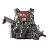 2024 MAGA Bulletproof Vest 2 oz .999 Pure Silver Medal