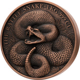 2025 Benin Lunar Year of the Snake High Relief Copper Kilo 1000 gram Coin