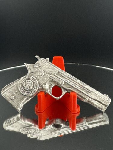 The Locker Mint-Trump 2nd Amendment Pistol Hand Poured 3oz 999 silver