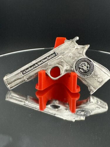 The Locker Mint-Trump 2nd Amendment Pistol Hand Poured 3oz 999 silver