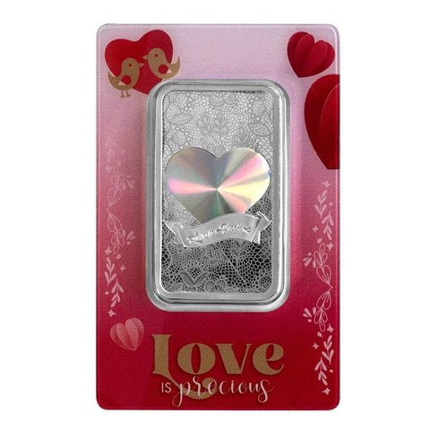 2024 Pamp Suisse Love is Precious Hologram
50g Silver Bar in Assay Card