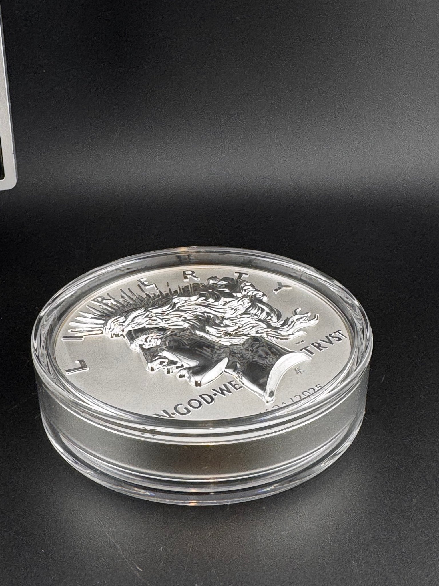 150 Years of Dollars 1922–2025 "Peace Dollar" 2oz .999 Silver - 320grams Brass Coin - Captain’s Chest Bullion