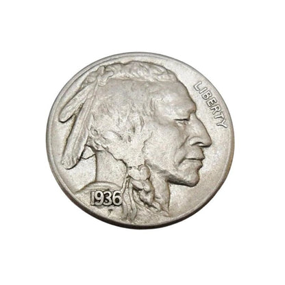 1936 Indian Head-buffalo Nickel