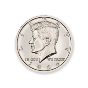 1964 Kennedy Half Dollar Tribute 2 Troy Ounce 39mm Captain’s Chest Bullion