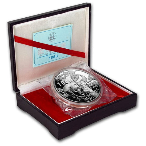 1988 Panda Silver Coin 12oz .999 Silver Coin- Bank of China