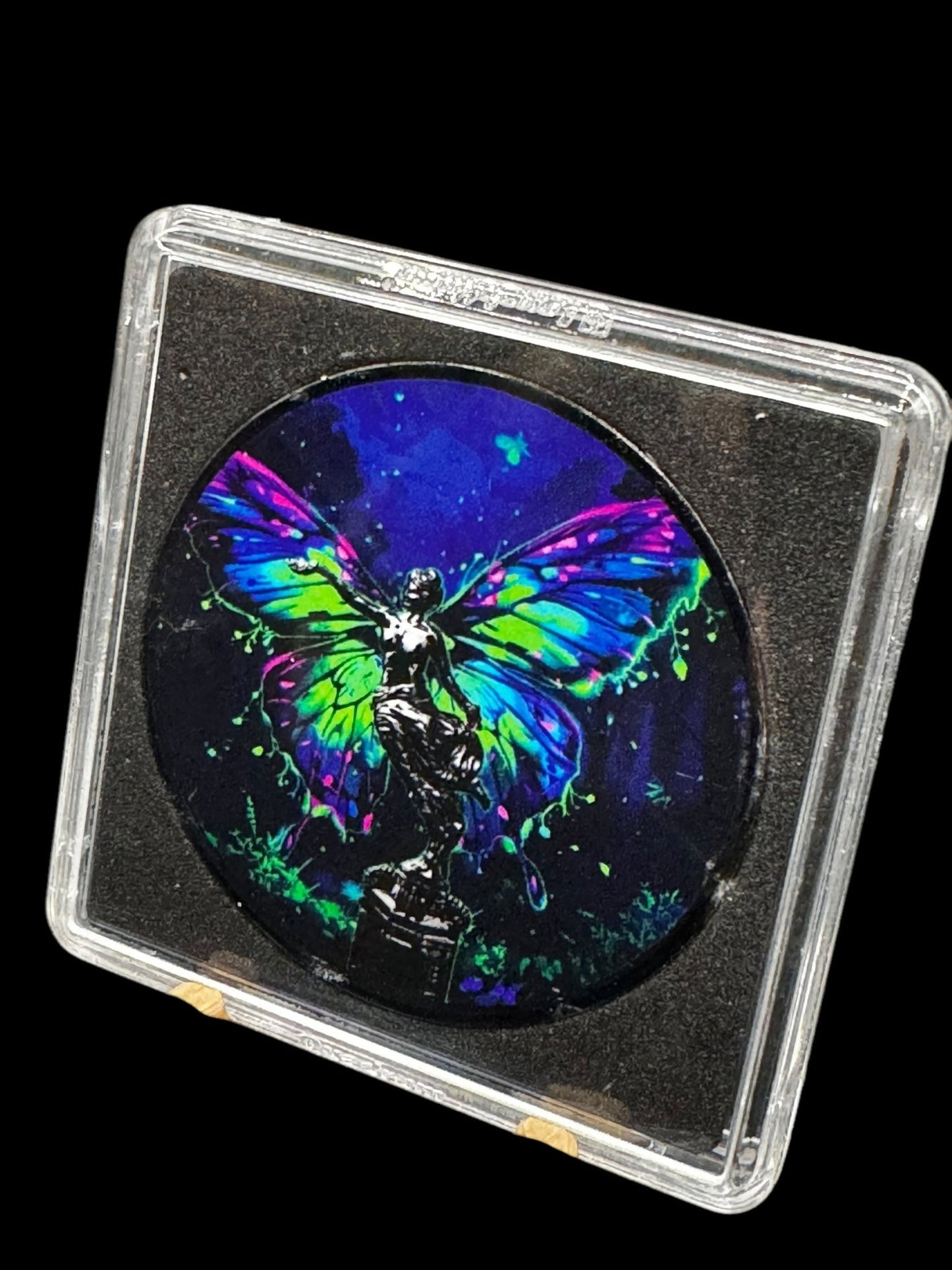 2023 Mexico Libertad 1oz .999 silver Colorized Pandorian Butterly Neon Coin