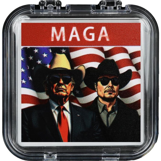 2024 .999 Silver Art Bar Oversized MAGA ws