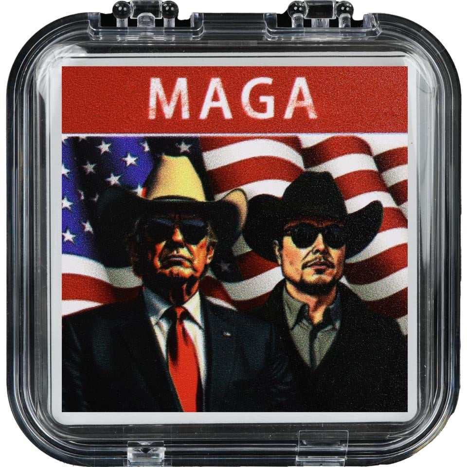 2024 .999 Silver Art Bar Oversized MAGA