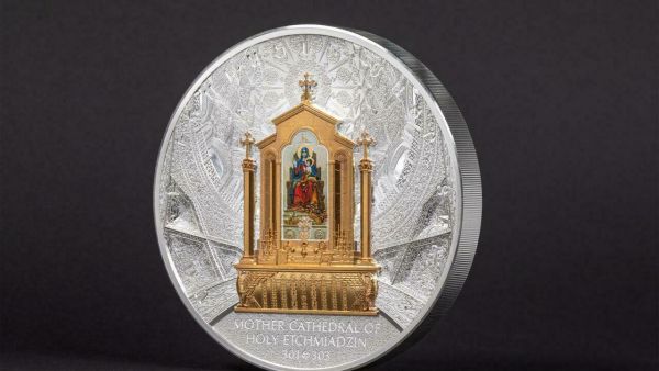 Armenia 2020 30100 Dram  Holy Etchmiadzin Cathedral 1 kg Silver Coin