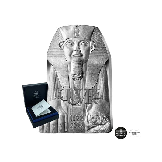 2022 PF-70 NGC Louvre Sphinx 10€ Silver Coin Proof