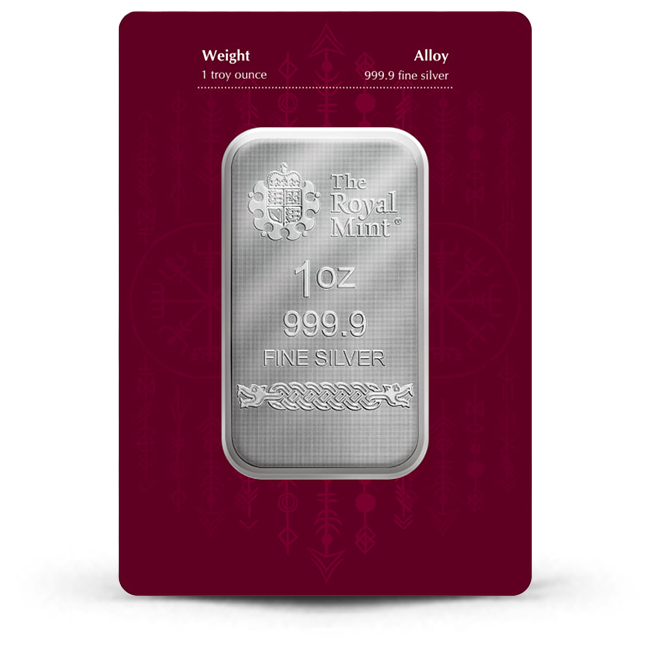 2025 Norse Gods: Thor Royal Mint and Germania Mint 1oz Silver Bar