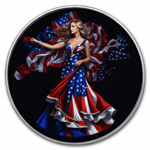 1oz Gulf of America Commemorative .999 Silver Round Colorized - Captain’s Chest Bullion