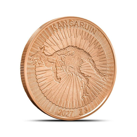 1 oz Zombucks Kangaruin Copper Round